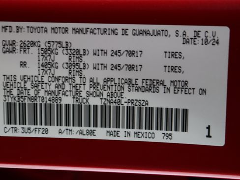Certified 2024 Toyota Tacoma SR5 RWD image 39