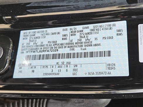 Used 2024 Ford F150 Platinum w/ FX4 Off-Road Package AWD/4WD image 35