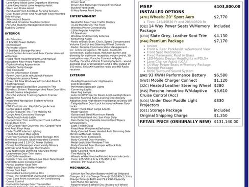 Used 2020 Porsche Taycan 4S w/ Premium Package image 63