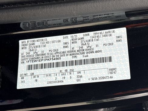Used 2023 Ford F150 XLT w/ Equipment Group 302A High AWD/4WD image 32