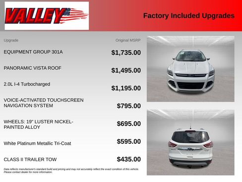 Used 2016 Ford Escape Titanium w/ Equipment Group 301A AWD/4WD image 5
