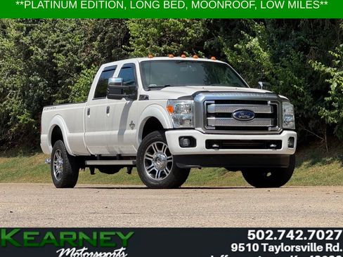Used 2015 Ford F350 Platinum w/ Snow Plow Prep Package AWD/4WD image 1