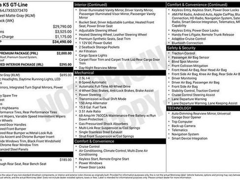 Used 2025 Kia K5 GT-Line w/ GT-Line Premium Package image 19