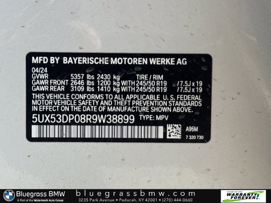 Used 2024 BMW X3 xDrive30i w/ Premium Package AWD/4WD image 23