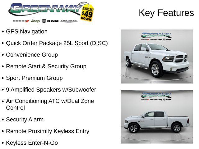 Used 2013 RAM 1500 Sport w/ Sport Premium Group AWD/4WD image 2