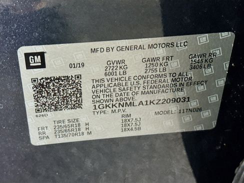 Used 2019 GMC Acadia SLT image 40