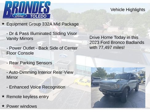 Used 2023 Ford Bronco Badlands AWD/4WD image 12