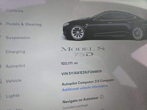 Used 2018 Tesla Model S 75D AWD/4WD image 8