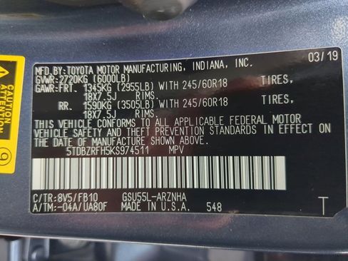 Used 2019 Toyota Highlander LE image 30