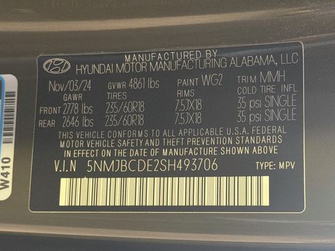 Used 2025 Hyundai Tucson SEL AWD/4WD image 12
