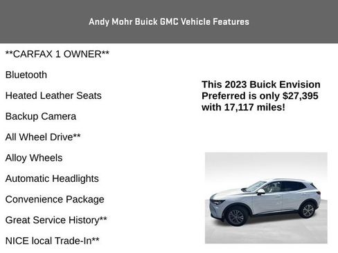 Used 2023 Buick Envision Preferred AWD/4WD image 4