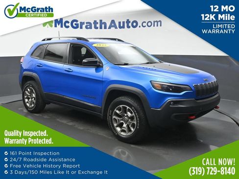 Used 2022 Jeep Cherokee Trailhawk w/ Premium Leather Package AWD/4WD image 1