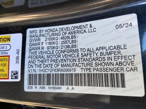 Used 2024 Honda Accord EX-L image 33