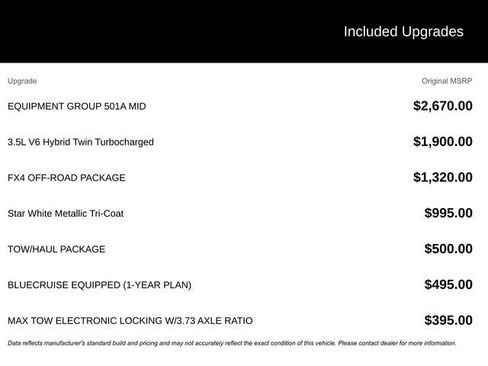 New 2025 Ford F150 Lariat w/ Equipment Group 501A Mid image 3
