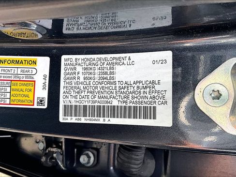 Used 2023 Honda Accord EX image 16