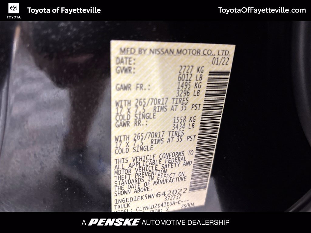 Used 2022 Nissan Frontier PRO-4X AWD/4WD image 36