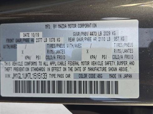 Used 2020 MAZDA MAZDA6 Sport FWD image 15
