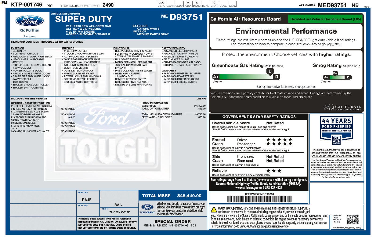 Used 2021 Ford F250 XLT AWD/4WD image 3