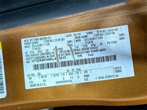 Used 2019 Ford Ranger XL w/ Equipment Group 101A Mid image 30