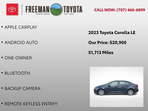 Used 2023 Toyota Corolla LE FWD image 5