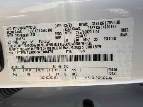 Certified 2023 Ford F150 Lariat w/ Equipment Group 502A High AWD/4WD image 32