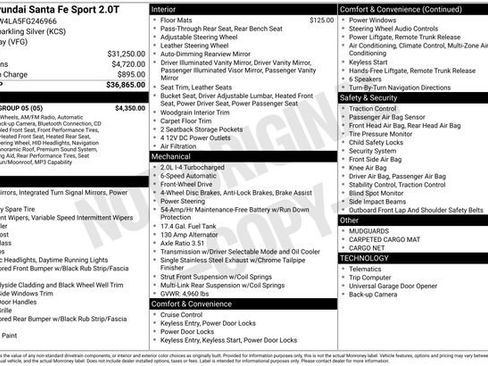 Used 2015 Hyundai Santa Fe Sport 2.0T w/ Option Group 05 image 4