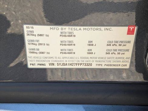 Used 2015 Tesla Model S 85D AWD/4WD image 26