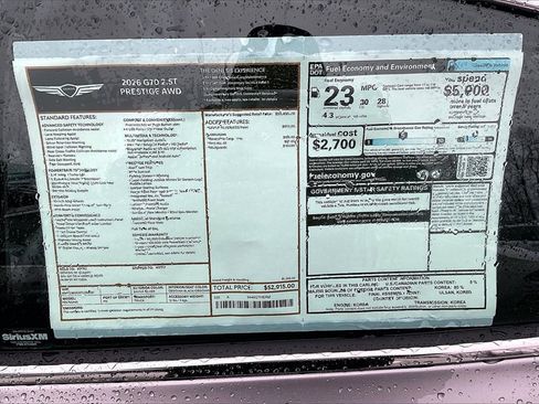 New 2026 Genesis G70 2.5T Prestige image 13
