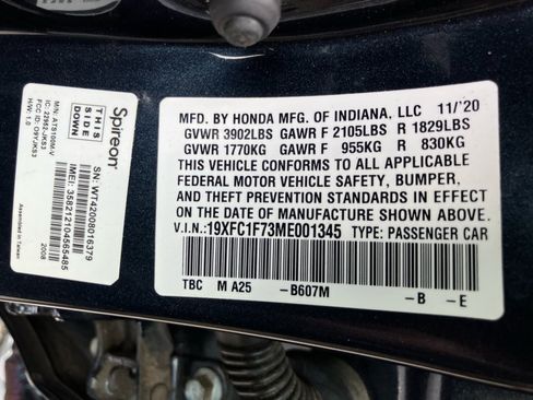Certified 2021 Honda Civic EX-L image 39