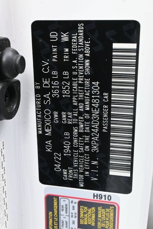 Used 2022 Kia Rio S w/ Technology Package FWD image 12