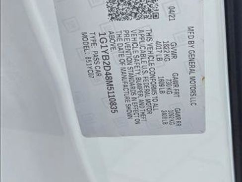 Used 2021 Chevrolet Corvette Stingray Preferred Cpe w/ 2LT image 23