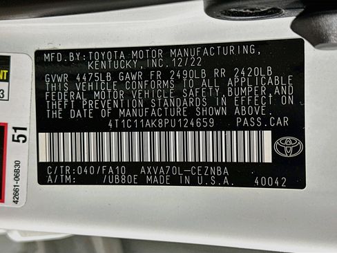 Used 2023 Toyota Camry LE FWD image 12