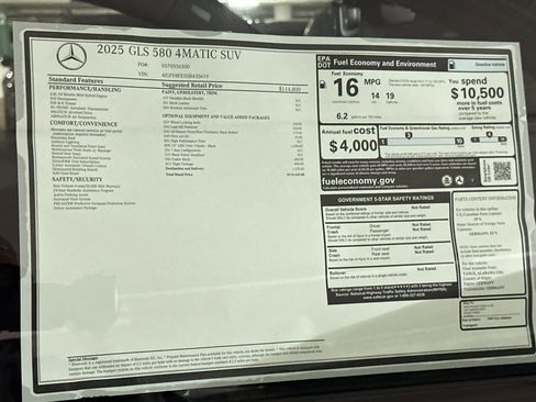 New 2025 Mercedes-Benz GLS 580 4MATIC image 23