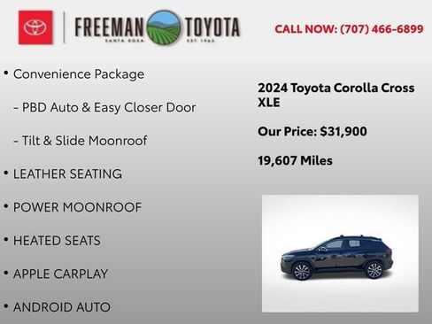 Used 2024 Toyota Corolla Cross XLE w/ Convenience Package AWD/4WD image 5