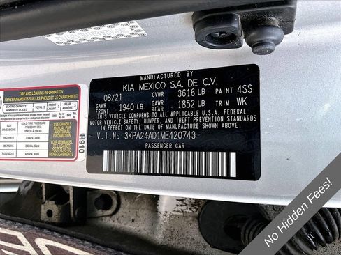 Used 2021 Kia Rio S FWD image 28