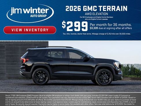 New 2026 GMC Terrain Elevation w/ Elevation Premium Package image 3