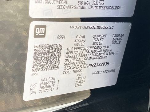 Certified 2024 Chevrolet Silverado 1500 LT AWD/4WD image 24