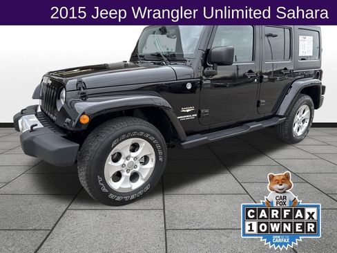 Used 2015 Jeep Wrangler Unlimited Sahara w/ Connectivity Group image 1