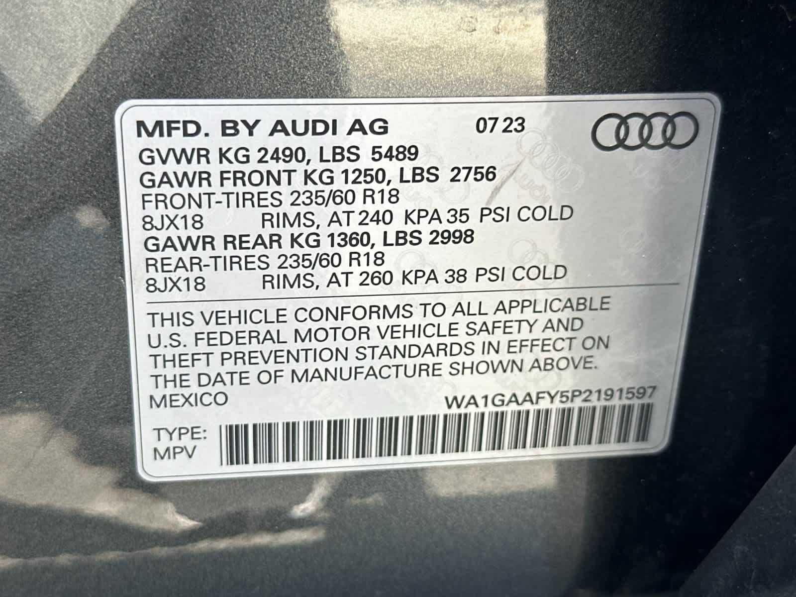 Used 2023 Audi Q5 2.0T Premium w/ Convenience Package AWD/4WD image 29