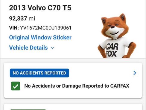 Used 2013 Volvo C70 T5 FWD image 67