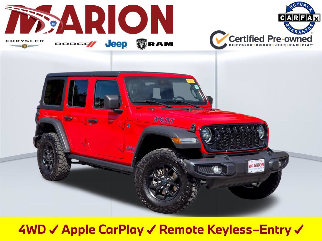 Used 2025 Jeep Wrangler Unlimited Sport S 4xe AWD/4WD 360° Tour