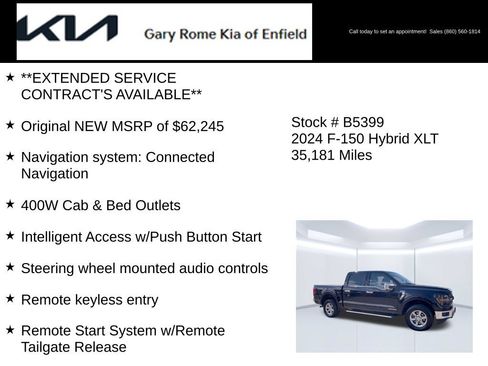 Used 2024 Ford F150 XLT w/ Equipment Group 302A MID AWD/4WD image 25