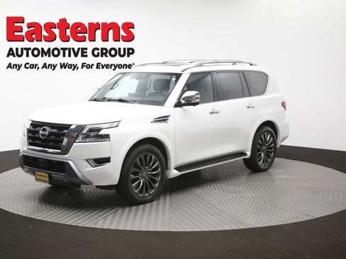 Used 2023 Nissan Armada Platinum w/ Captain's Chairs Package AWD/4WD image 63