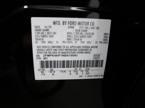 Used 2022 Ford Edge ST w/ Cargo Accessory Package image 44