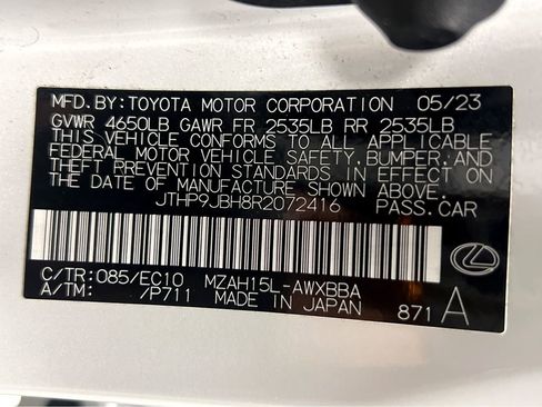 Certified 2024 Lexus UX 250h AWD w/ Premium Package image 27