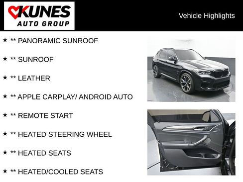 Used 2020 BMW X3 M w/ Executive Package image 2