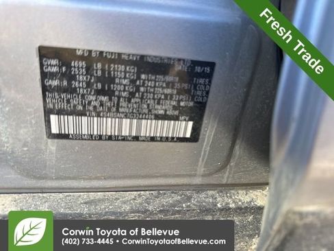 Used 2016 Subaru Outback 2.5i Limited image 12