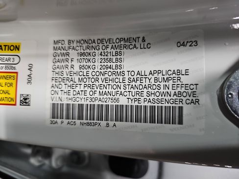 Used 2023 Honda Accord EX image 36