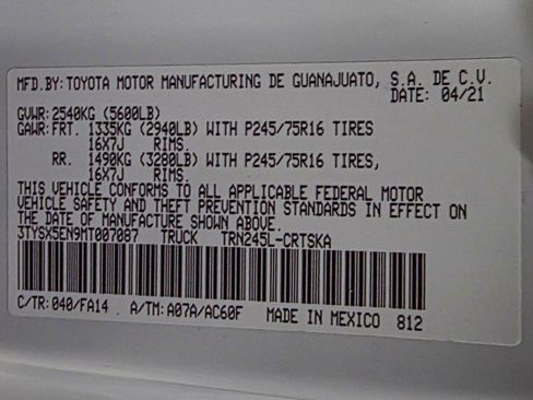 Used 2021 Toyota Tacoma SR image 39