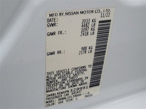 Certified 2023 Nissan Altima 2.5 SL image 31